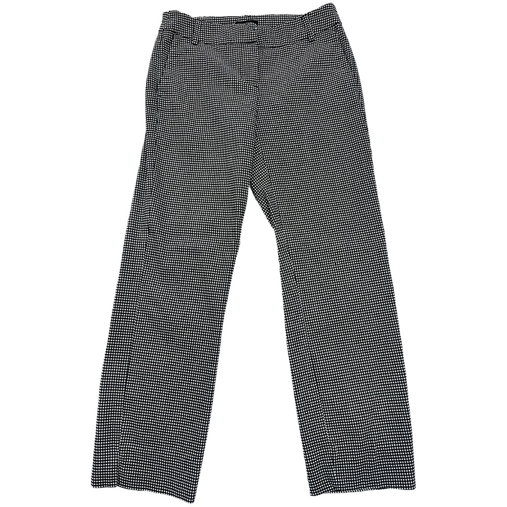 Halogen | Women’s Black White Checkered Trouser Pants NWOT SIZE 00